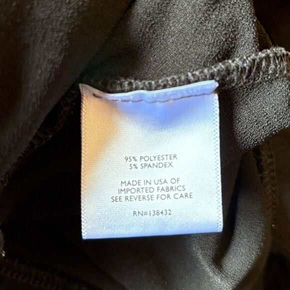 ModCloth Faux Wrap Black Jumpsuit V Neck Sleeveless Wide Leg Womens 2X - Picture 6 of 8